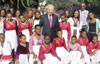 Pardes Channa-Karkur Dance Troupe Performs at Shimon Peres’ Sukkot Event