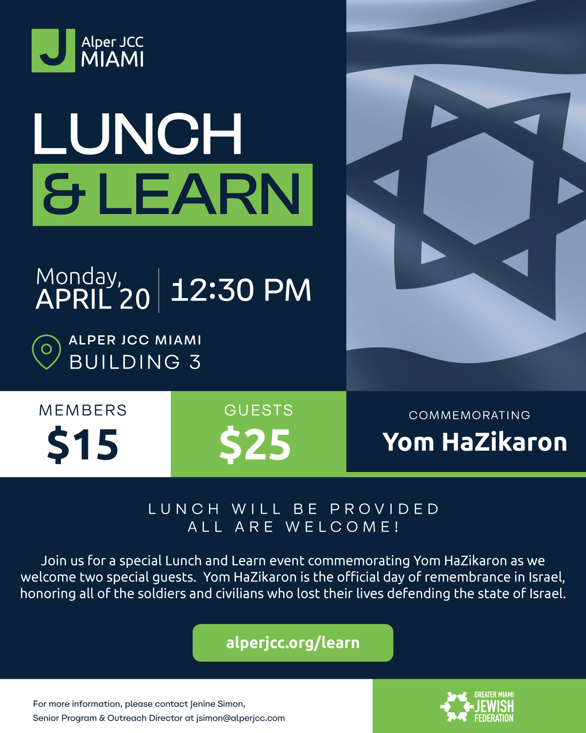 Alper JCC Miami Lunch & Learn