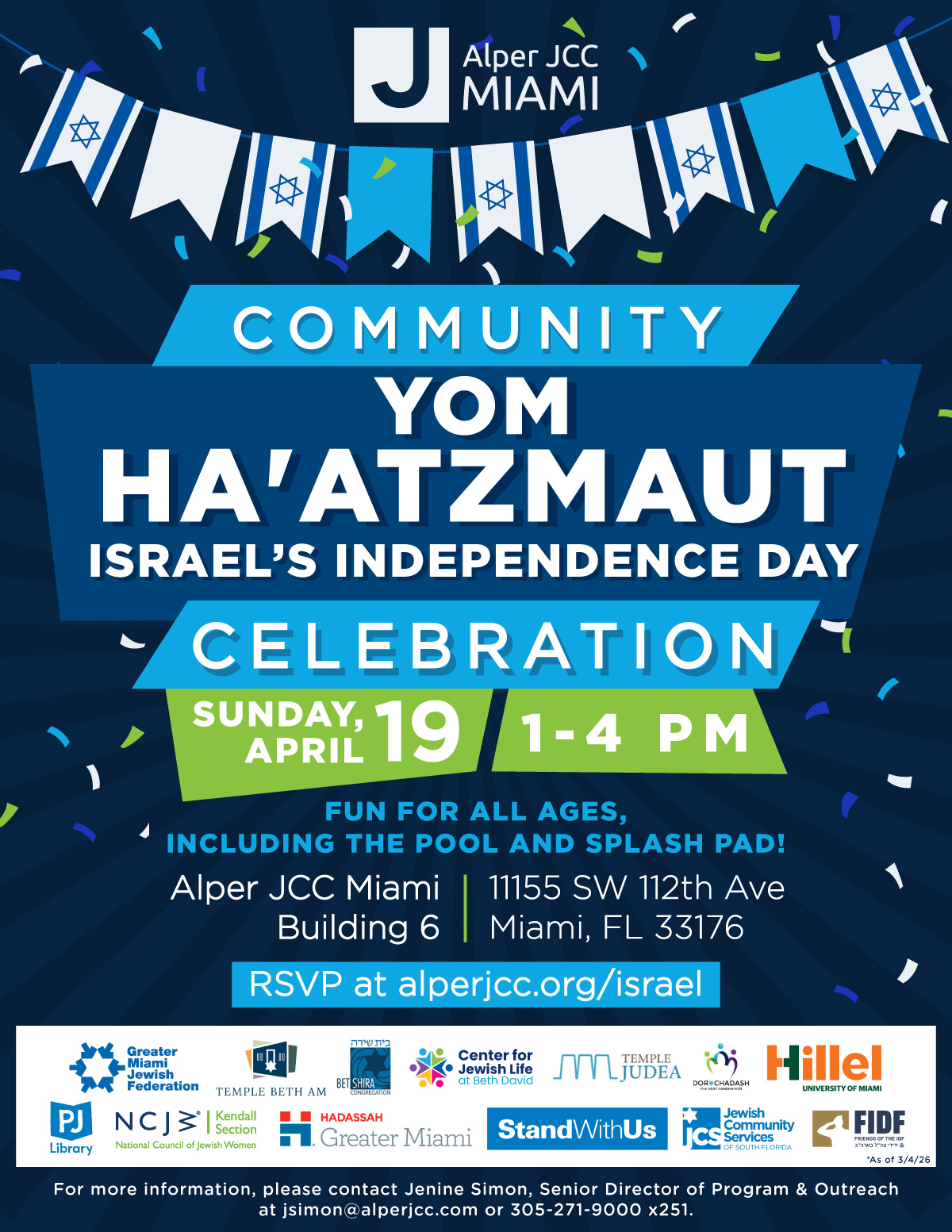  Alper JCC Community Yom Ha'atzmaut Israel Independence Celebration