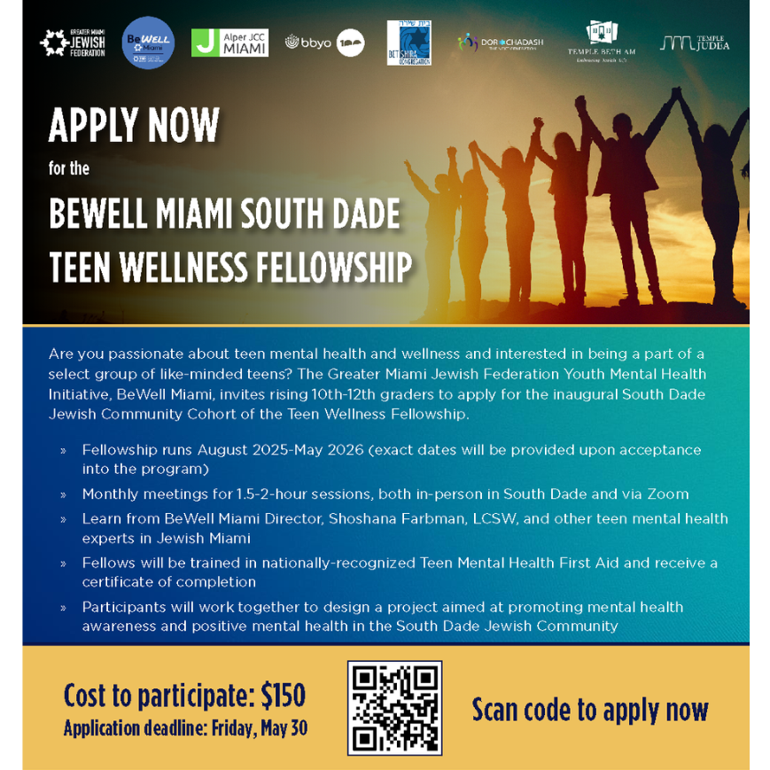 BeWell Miami South Dade Teen Wellness Fellowship