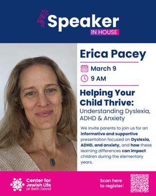 Helping Your Child Thrive: Understanding Dyslexia, ADHD & Anxiety Presented by Erica Pacey