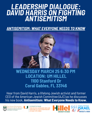 Leadership Dialogue: David Harris On Fighting Antisemitism