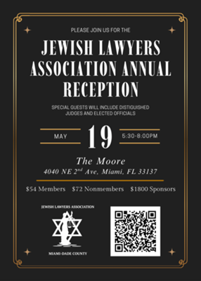 Jewish Lawyers Association Annual Reception