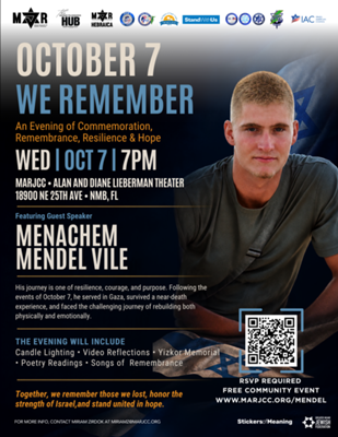 October 7 Commemoration