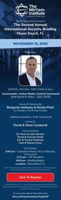 The Second Annual International Security Briefing, Hosted By David & Shari Lombardi