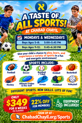 A Taste of All Sports for Boys