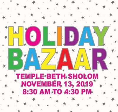 Temple Beth Sholom Holiday Bazaar