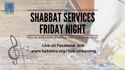 Erev Shabbat Services with Bet Shira