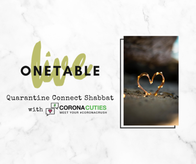Quarantine Connect Shabbat with Corona Cuties