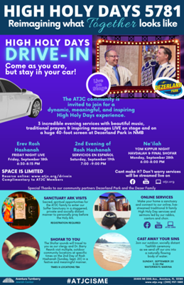 ATJC High Holy Days Drive-in