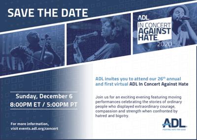 2020 ADL In Concert Against Hate