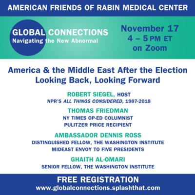 Global Connections with Robert Siegel:  America & the Middle East After the Election