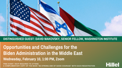 Opportunities and Challenges for the Biden Administration in the Middle East