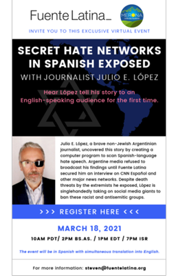 Secret Spanish Hate Networks Exposed with Journalist Julio E. Lopez