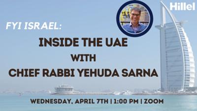 Inside the UAE with Chief Rabbi Yehuda Sarna