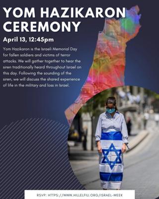Hillel FIU Israel Week: Yom Hazikaron Ceremony