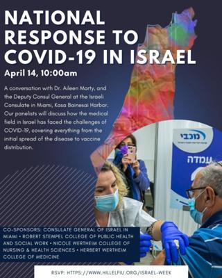Hillel FIU Israel Week: National Response to Covid 19 in Israel