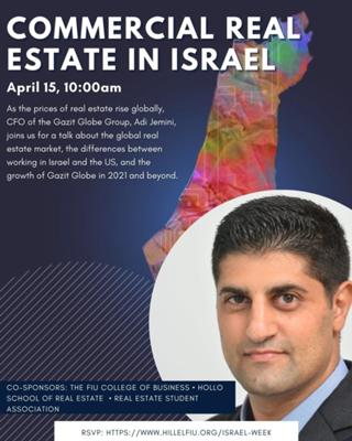 Hillel FIU Israel Week: Commercial Real Estate in Israel