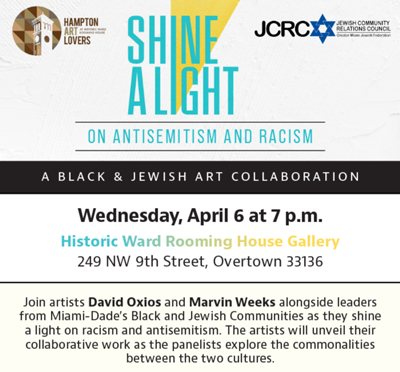 Shine A Light on Antisemitism and Racism: A Black & Jewish Art Collaboration