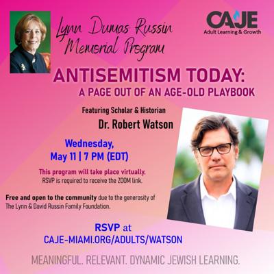 ANTISEMITISM TODAY: A PAGE OUT OF AN AGE-OLD PLAYBOOK