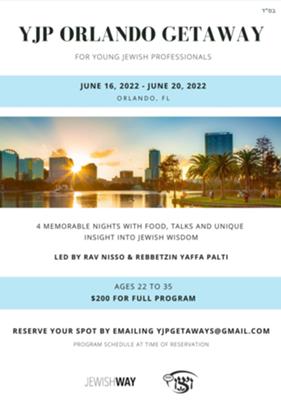 Young Jewish Professionals Getaways