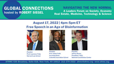 Global Connections with Robert Siegel – Free Speech In An Age Of Disinformation