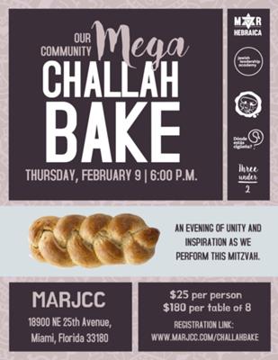 Our Community Challah Bake