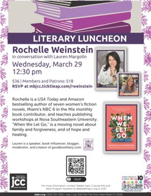 Literary Luncheon with Rochelle Weinstein at Miami Beach JCC