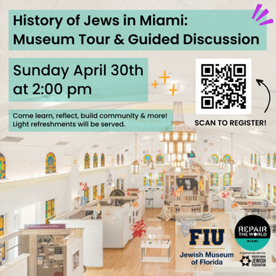 History of Jews in Miami: Museum Tour & Guided Discussion
