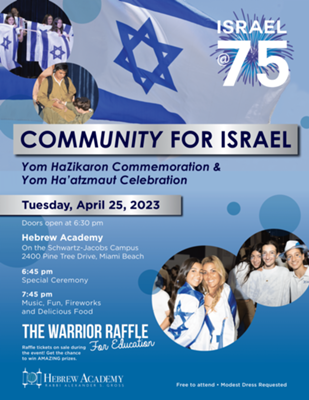 CommUNITY for Israel Commemoration & Celebration
