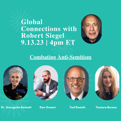 Global Connections with Robert Siegel: Combating Antisemitism