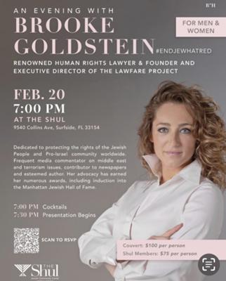 An Evening with Brooke Goldstein