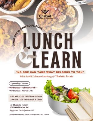 LUNCH & LEARN