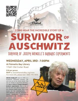An Evening with a Survivor of Auschwitz