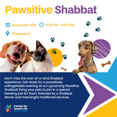 Pawsitive Shabbat