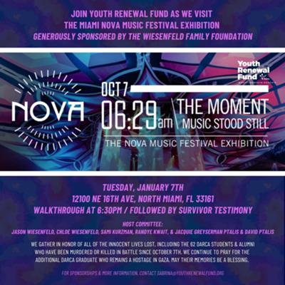 Youth Renewal Fund and Nova Music Festival Exhibit