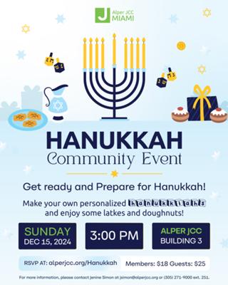 Hanukkah Community Event @ Alper JCC Miami