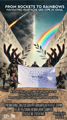 From Rockets to Rainbows Israel Documentary Premier