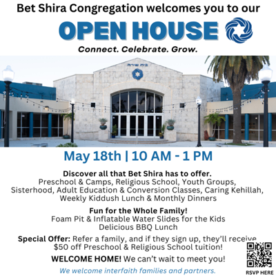 Bet Shira Congregation Open House