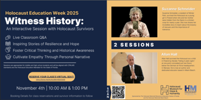 Holocaust Education Week 2025