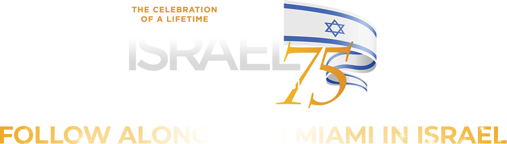 Israel 75 Miami Mega Mission. Follow Along with Miami in Israel