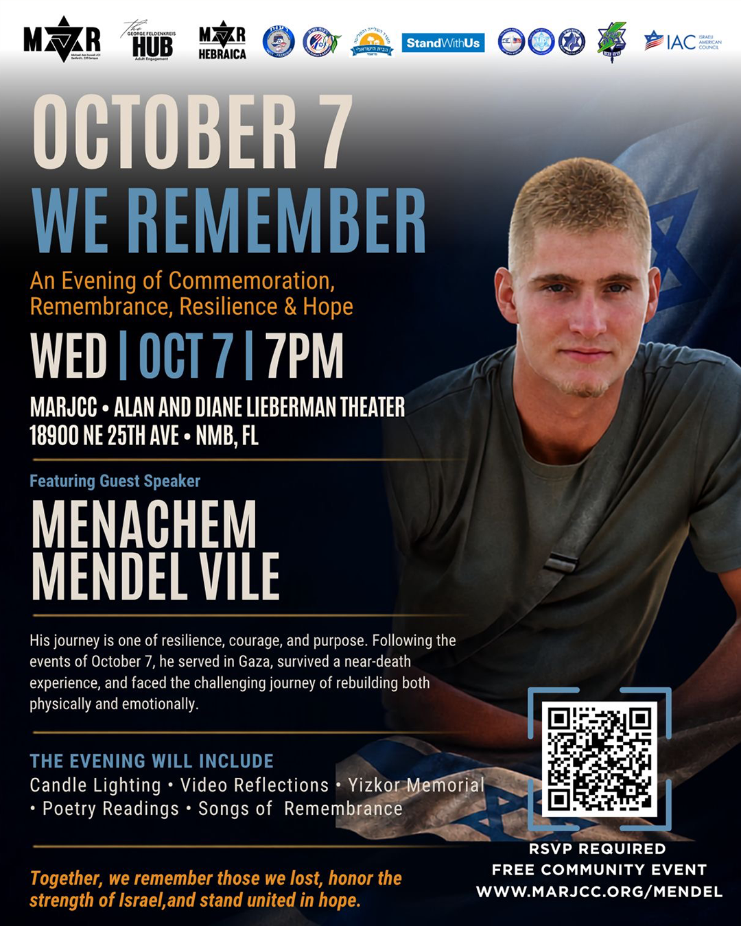 MARJCC: October 7, We Remember