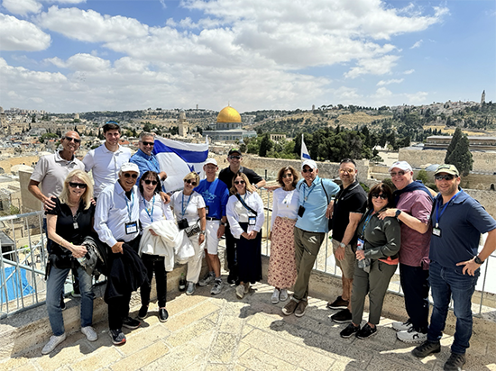 Overlooking the Old City in Jerusalem