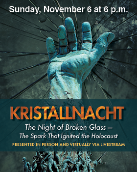 Join Your Jewish Community to Commemorate Kristallnacht