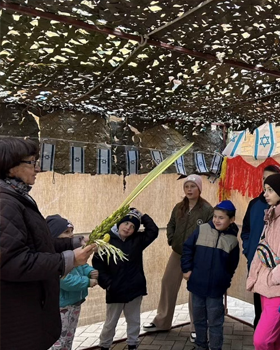 Ukrainians Find Joy in the Sukkah