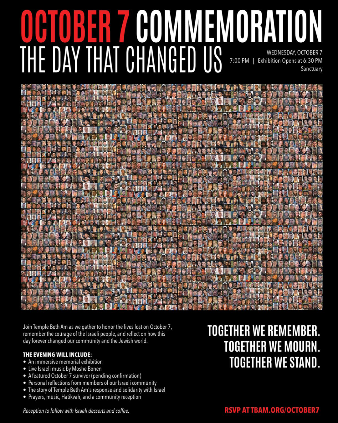 The Day That Changed Us: October 7 Commemoration at Temple Beth Am